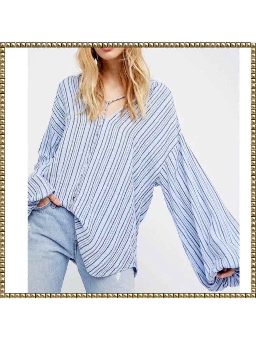 Free People Rhythm of the Night Dolman Tunic Top Small Medium